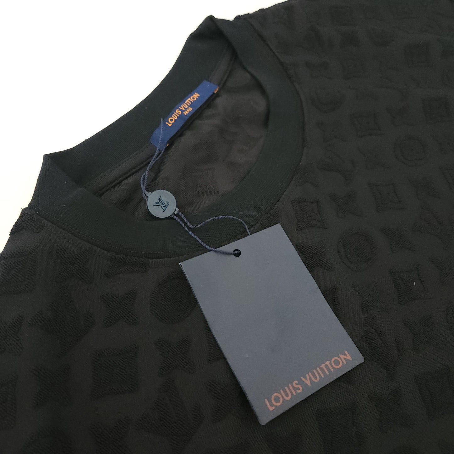 LOUIS VUITTON MONOGRAM PRINT SEETHROUGH T-SHIRT