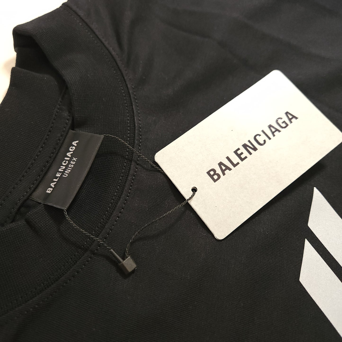 BALENCIAGA Activewear Logo Small Fit T-Shirt Black