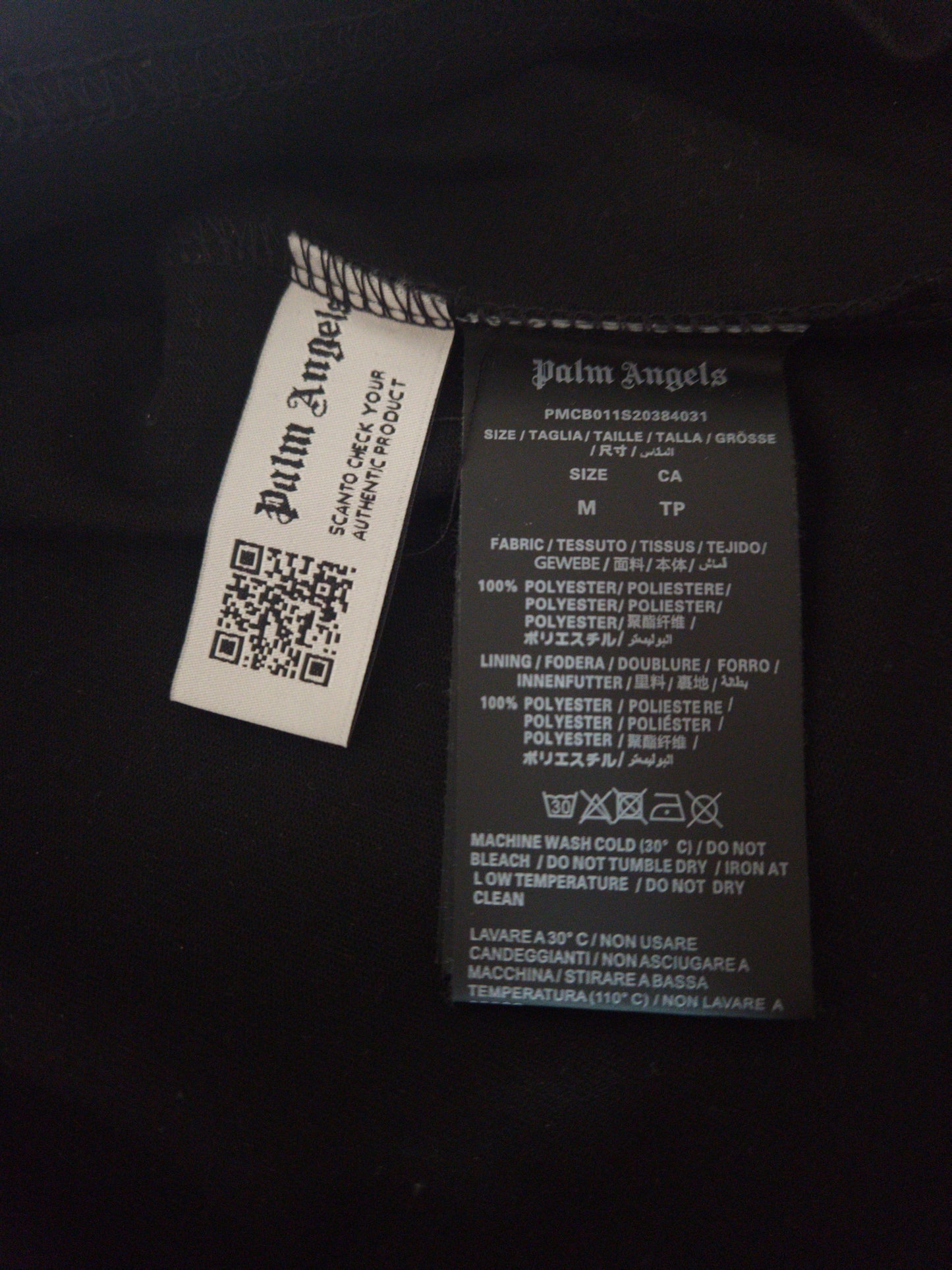 PALM ANGELS NEW YORK SPRAYED LOGO T-SHIRT
