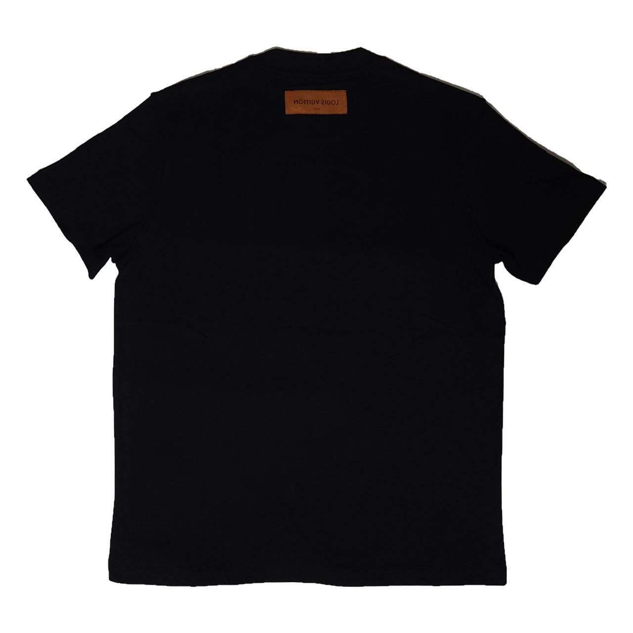 LOUIS VUITTON × VIRGIL ABLOH LV CONNECT THE DOTS STITCH PRINT EMBROIDED T-SHIRT